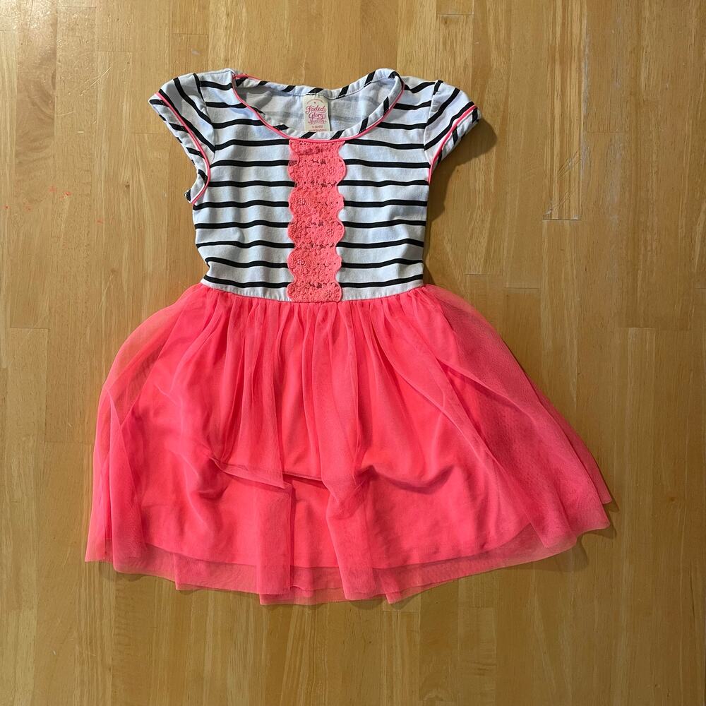 Girls Dresses Bundle of 4 Old Navy Faded Glory Size Small 6/6X GUC - Picture 11 of 13